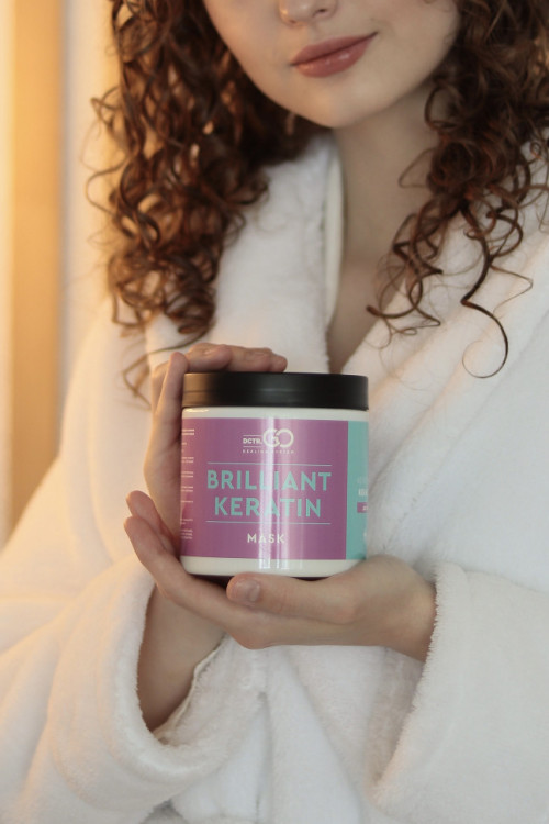 Kератиновая маска для любого типа волос 250 мл. Keratin SPA hair repair в Курске