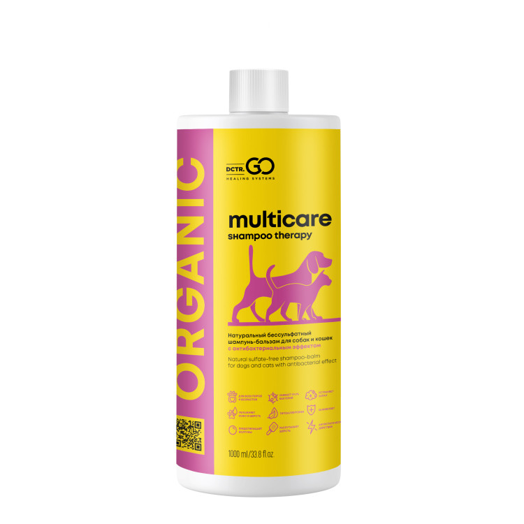 Dctr.Go Шампунь-бальзам для животных Sнampoo Therapy "Мультиуход" 1000 ml в Курске