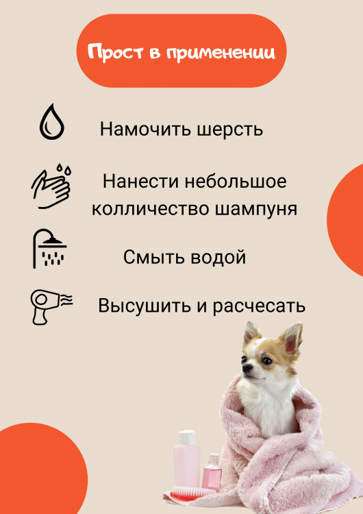 Dctr.Go Шампунь-бальзам для животных  Sнampoo Therapy "Мультиуход" 250 ml в Курске